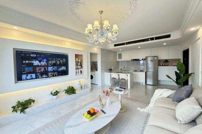 modern big 1 bedroom floor heating open kitchen near Yu yuan line 10,14 only 12.8K