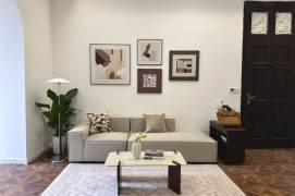 tasty flat- greenery view- floor heating- spanish style garden villa @ line 2 west nanjing road