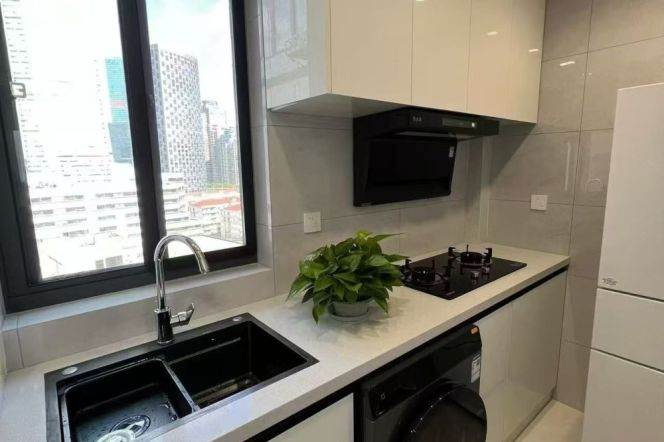 Furnished high-rise 1br w/ elevator-Zhongshan Park