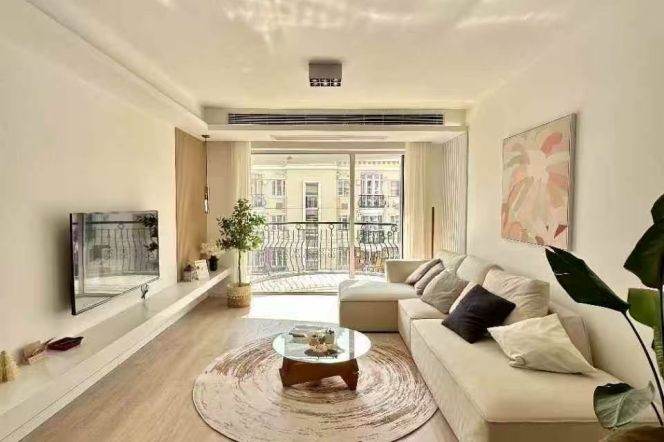 Zhongshan Park/3br2bt/central AC/floor heat/cloakroom/oven/outdoor balcony/tennis court