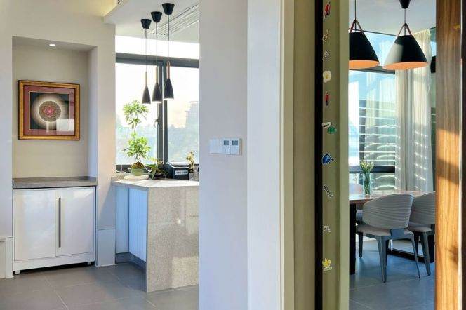 brightly 2br with terrrace close changshu rd metro station