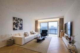 Lujiazui/central AC/floor heat/oven/outdoor balcony/park space/club/dishwasher