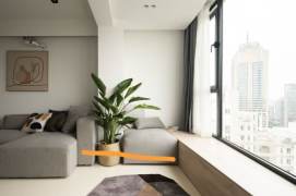 High-floor 2Br w. Floor heating W. Nanjing Rd Station