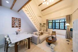 High ceiling 1Br/1Lr/1Bt apt nr Jingan temple,M2/7/14