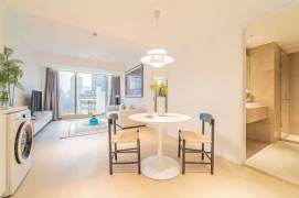 modern big 1 bedroom floor heating open kitchen in Xintiandi  21K