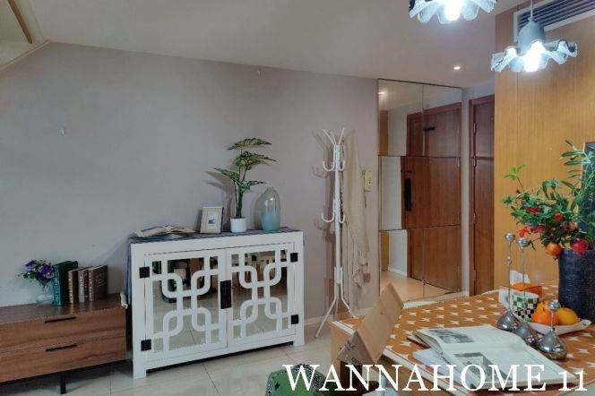 Modern&Bright 2Bedrooms 1Bath Apt/L3/4 Zhong Tan Rd