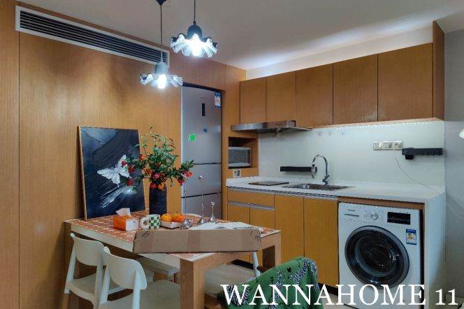 Modern&Bright 2Bedrooms 1Bath Apt/L3/4 Zhong Tan Rd