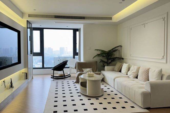 Scenic windows | Modern 3Br-2bathr | Longde rd  & Jinshanjiang rd Mt | Floor heating 19.2K