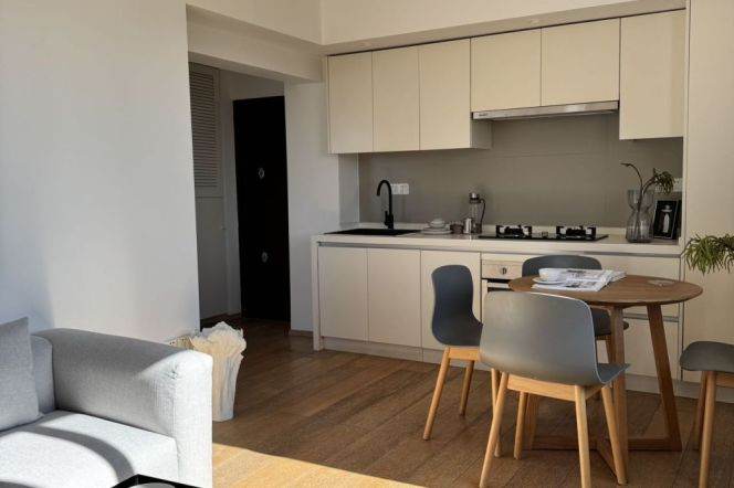 Bright 1Br+elevator + great sunshine | Hengshan rd Metro Line1 | SH Library L10