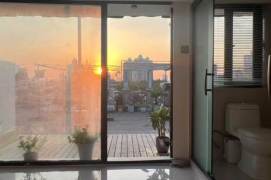 Bright&Cozy&Modern 1Bdrs 1Bath Apt/L1/7 Changshu Rd/Private Terrace/Elevator