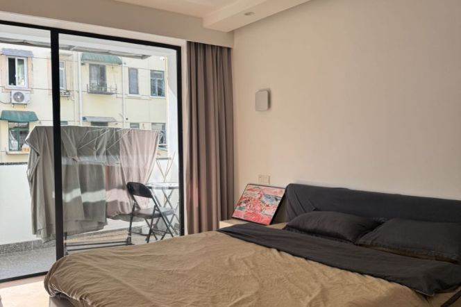 Big 1Br/Zhongshan Park/New/Sunlight/South/Big Window/Open balcony