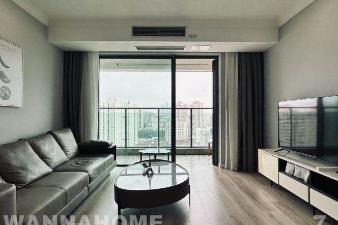 Garden Compound/Zhaojiabang MT/Open Balcony+Kitchen/Walk-in Closet/Heater/Cozy2br