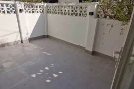 Wuxing/Middle Huaihai rd floor heating 1br/1lr/1ba apt with garden; L10