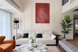 Jiangsu/West Wuding rd wall heating 5brs/2lr/3bt apt with terrace;L2/11