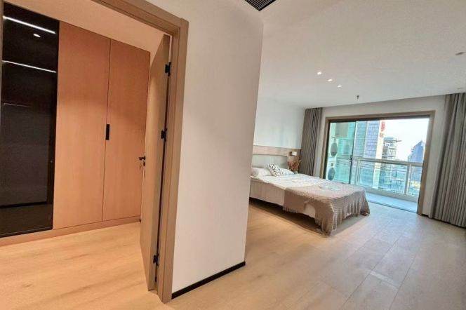 brand new huge 3brs floor heating spacious living room open balcony in Lujiazui 