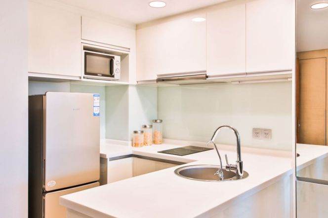 Brand new 95 sqm 1 br Loft service Apt&free gym/Jing'an 15K