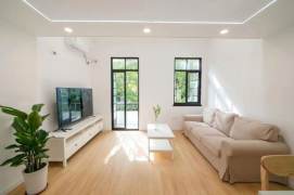 Changshu Rd, Shanghai Library, Bright 1br, Outdoor balcony, 80Sqm