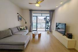 Modern & Spacious 2 br with big balcony ,near West Bund.3 mins to L 3/12 LongCao Rd St.