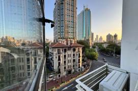 Spacious &Modern&Bright &Green 1BR +elevator| Famous Changshu rd metro L1/7