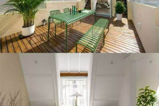 big terrace/newly/ins style/bright/Hengshan Rd