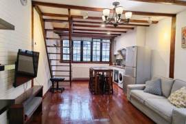 Spacious duplex 1 br with wall-heating on YongKang Rd . easy to IAPM ,L 1/10/12 ShaanXi Rd(S) St.