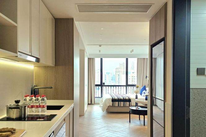 1br Service Apt in Jing'an District Near Baoshan Rd Station(Line3/4)