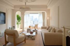 brand new super modern 2brs floor heating modern furniture in top 3 compound Xintiandi