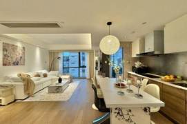 2 br +2 bath 130 sqm Apt&floor heating/nice compound by Suzhou Creek