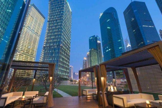 Mandarian Oriental studio serviced apt in Pudong Lujiazui L2 all incl