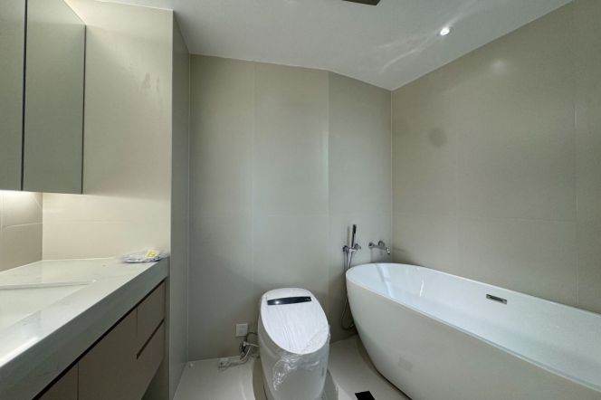 modern 3brs floor heating open balcony big open kitchen in Lujiazui Huang pu river line 2,9,14