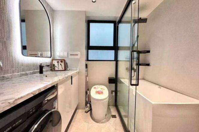 2 br modern high rise&floor heating&Oven&bathtub/Huangpu 15K