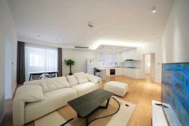 modern 3brs floor heating modern furniture in Zhong shan park line 2,3,4 only 19.5K