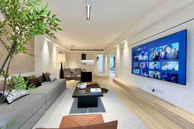 Changping Rd metro/3br2bt/central AC/floor heat/outdoor balcony/oven/bathtub