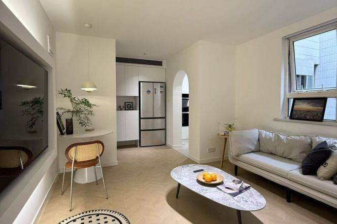 1bed -bright-modern -28th Floor - Line 1/12/13Hanzhong Road Station 