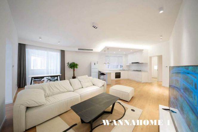 Spacious&Modern&Bright 3Bdrs 2Baths Apt+L2/3/4 Zhong Shan Park+Nice View
