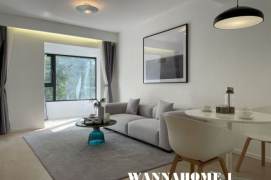 Modern&Spacious 1Bdr 1Bath Apt+Jing'an Temple+Good View+Top Compound+Free Club