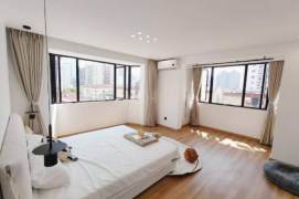 2 br 110 sqm modern Apt&elevator&big windows/Jishan rd L9&12