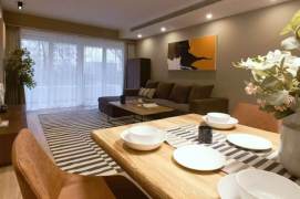 modern 3brs floor heating open balcony in most popualr compound Jing an temple 