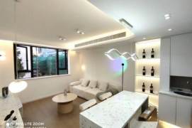 Brand new 1 br 70 sqm Apt&floor heating/right beside Jing'an temple 10.5K