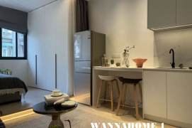 New&Bright 1+1Brs 1Bath Apt+ L9 Da Pu Qiao Metro+Xin Tian Di CBD/2F Walk Up