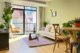 Open balcony Sunny one bedroom Apt+heating+oven@ Changping Rd