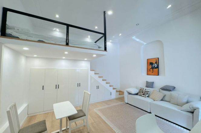 High ceiling 1Br/1Lr/1Bt apt nr South shanxi rd,M1/10/12