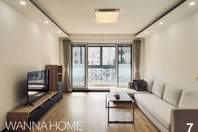 Garden Compound/Hongqiao+Gubei/Elevator/Balcony/Large Storages/Cozy3br2bt