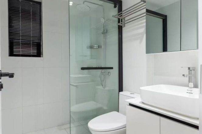 modern 2brs floor heating modern furniture near Suzhou river line 1,12,13 only 14K