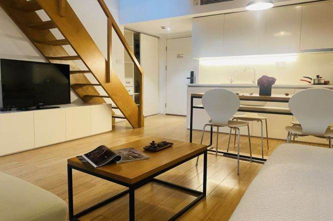 1BR loft near Jiao'tong University and Dong'hua University can long and short lease