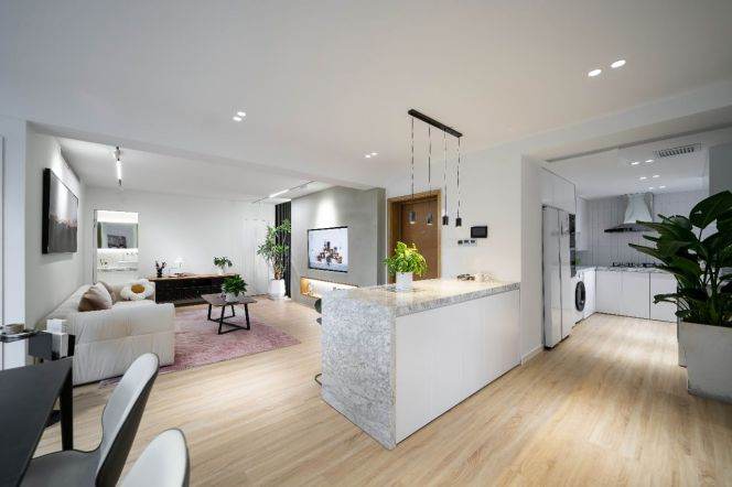 modern 3brs floor heating open balcony open kitchen near Zhong shan park 26K