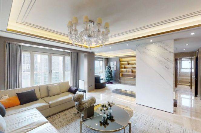 Morden 4brs with floor heating and balcony in Xintiandi