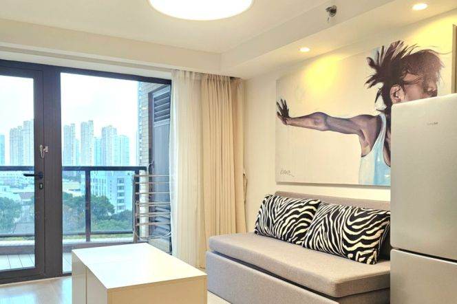 1br loft service apartment Near Langao Rd (Line 7)