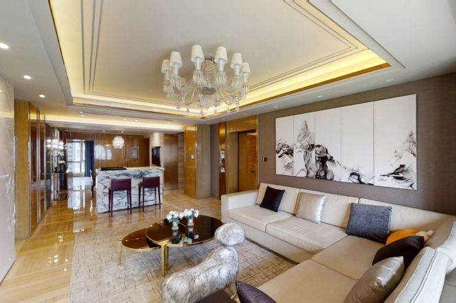 Morden 4brs with floor heating and balcony in Xintiandi