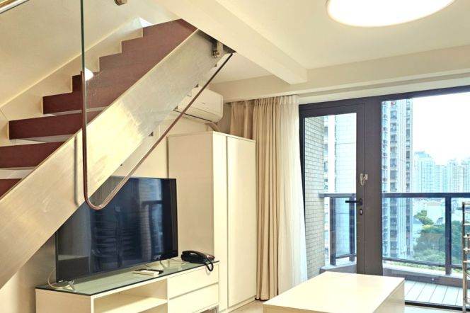 1br loft service apartment Near Langao Rd (Line 7)